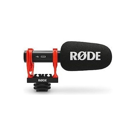 RDE VideoMic GO II - Kablet Superkardioid Mikrofon - 31dBVPascal - Perfekt Lydoptagelse i Sort!